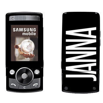   «Janna»   Samsung G600