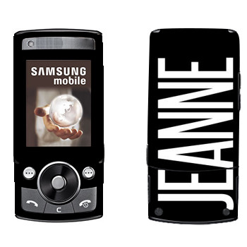   «Jeanne»   Samsung G600