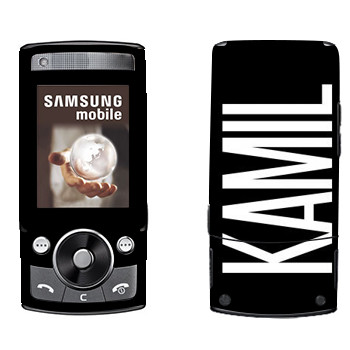   «Kamil»   Samsung G600