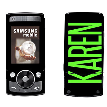   «Karen»   Samsung G600