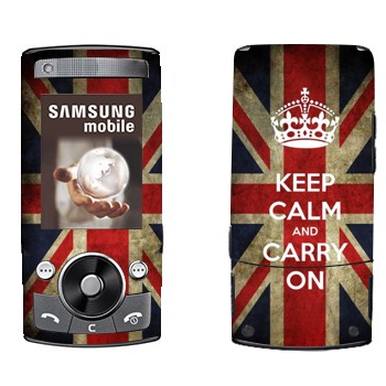   «Keep calm and carry on»   Samsung G600