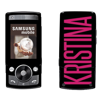   «Kristina»   Samsung G600