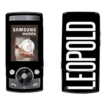   «Leopold»   Samsung G600