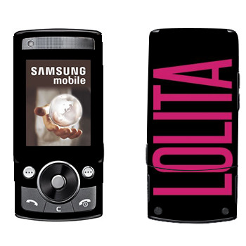   «Lolita»   Samsung G600