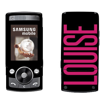   «Louise»   Samsung G600