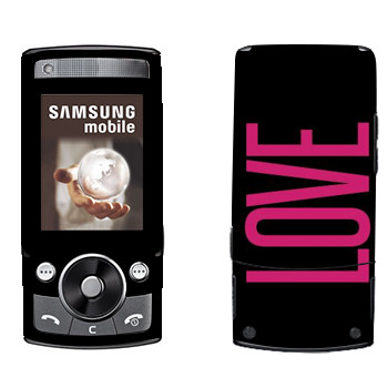   «Love»   Samsung G600