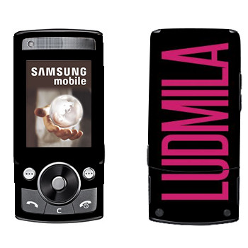   «Ludmila»   Samsung G600