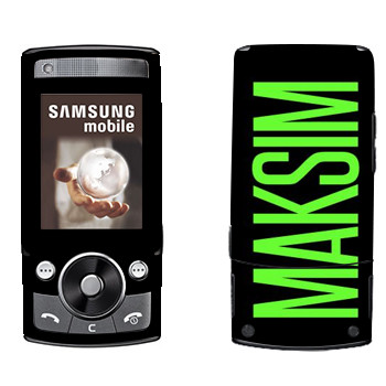   «Maksim»   Samsung G600