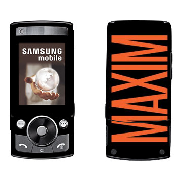   «Maxim»   Samsung G600