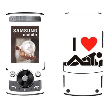   « I love sex»   Samsung G600
