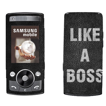   « Like A Boss»   Samsung G600
