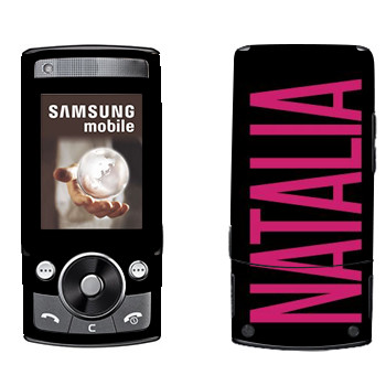   «Natalia»   Samsung G600