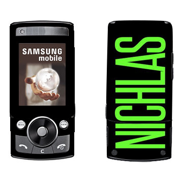   «Nichlas»   Samsung G600