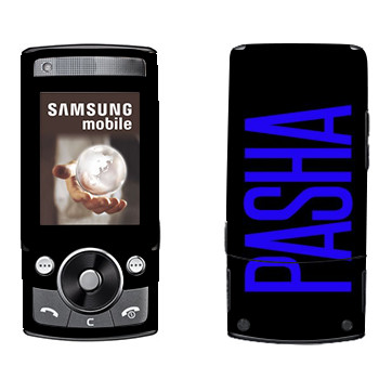  «Pasha»   Samsung G600
