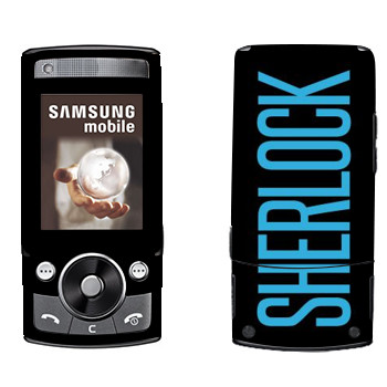   «Sherlock»   Samsung G600
