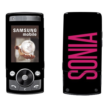   «Sonia»   Samsung G600