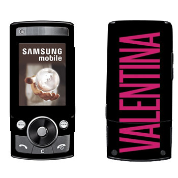   «Valentina»   Samsung G600