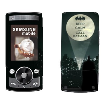   «Keep calm and call Batman»   Samsung G600