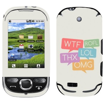   «WTF, ROFL, THX, LOL, OMG»   Samsung Galaxy 550