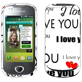   «I Love You -   »   Samsung Galaxy 580