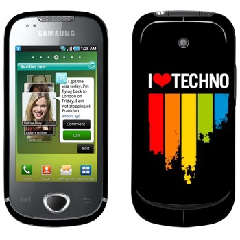   «I love techno»   Samsung Galaxy 580