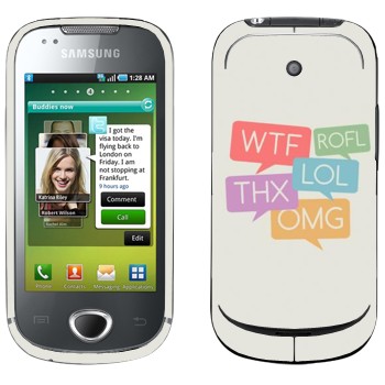   «WTF, ROFL, THX, LOL, OMG»   Samsung Galaxy 580