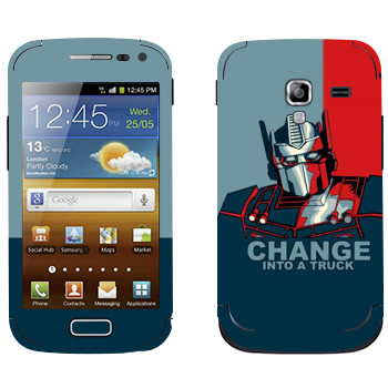   « : Change into a truck»   Samsung Galaxy Ace 2