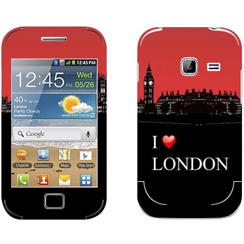   «I love London»   Samsung Galaxy Ace Duos