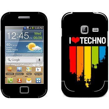   «I love techno»   Samsung Galaxy Ace Duos