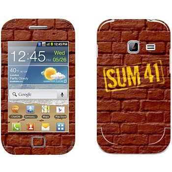   «- Sum 41»   Samsung Galaxy Ace Duos