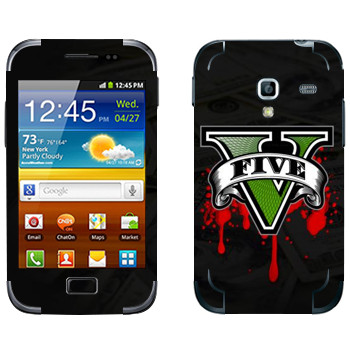   «GTA 5 - logo blood»   Samsung Galaxy Ace Plus