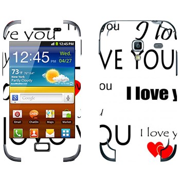   «I Love You -   »   Samsung Galaxy Ace Plus