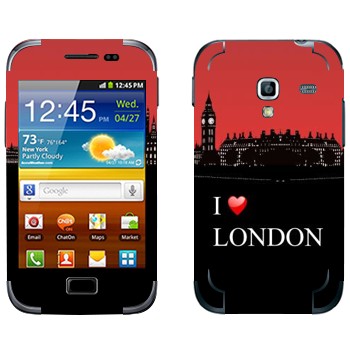   «I love London»   Samsung Galaxy Ace Plus