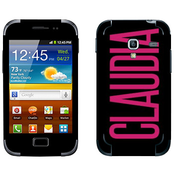   «Claudia»   Samsung Galaxy Ace Plus