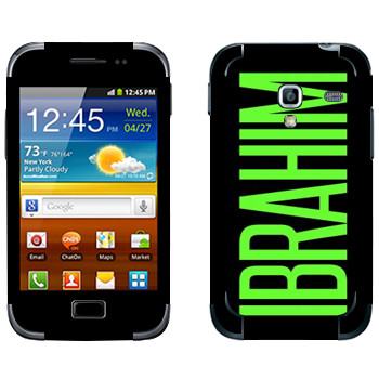   «Ibrahim»   Samsung Galaxy Ace Plus