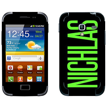   «Nichlas»   Samsung Galaxy Ace Plus