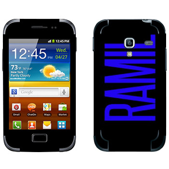   «Ramil»   Samsung Galaxy Ace Plus