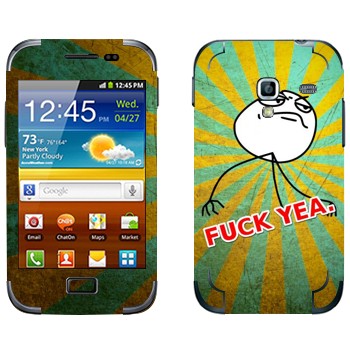   «Fuck yea»   Samsung Galaxy Ace Plus