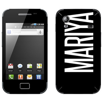   «Mariya»   Samsung Galaxy Ace