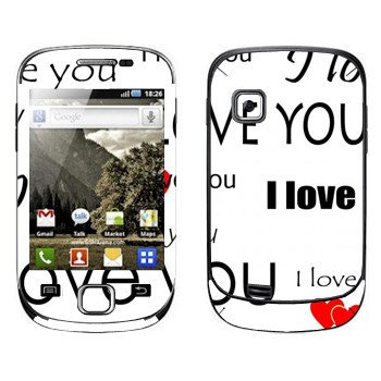   «I Love You -   »   Samsung Galaxy Fit
