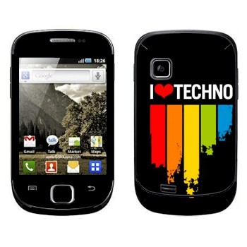   «I love techno»   Samsung Galaxy Fit