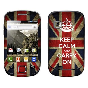   «Keep calm and carry on»   Samsung Galaxy Fit