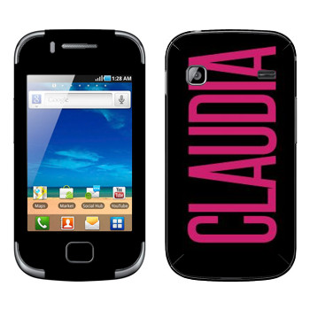   «Claudia»   Samsung Galaxy Gio