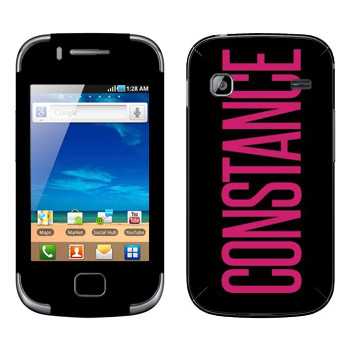   «Constance»   Samsung Galaxy Gio
