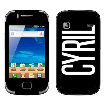   «Cyril»   Samsung Galaxy Gio