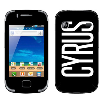   «Cyrus»   Samsung Galaxy Gio
