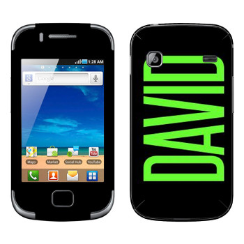   «David»   Samsung Galaxy Gio