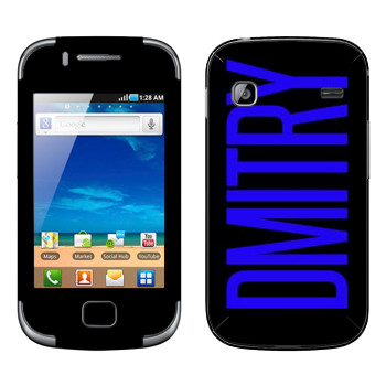   «Dmitry»   Samsung Galaxy Gio