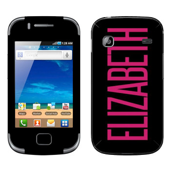   «Elizabeth»   Samsung Galaxy Gio