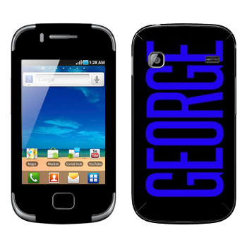   «George»   Samsung Galaxy Gio